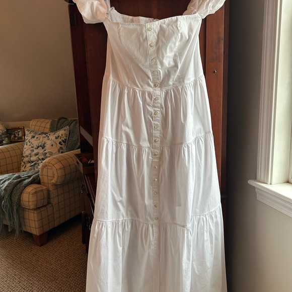 Staud elio midi dress sz 6 - Picture 2 of 3